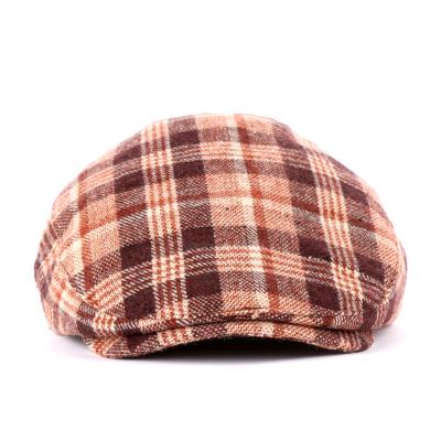 China Verified Custom Design Newsboy Verified Canvas Ivy Cap Made In China Cheap Mens Cloth Beret Hats for sale