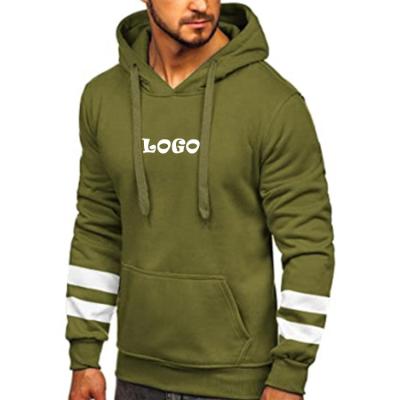 China Fashion Casual Drawstring Color Block Hoodie Anti-wrinkle 3.Factory Price Custom Men's Long Sleeve Hooded Sweatshirt With Pocket for sale