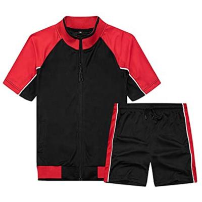 China Hot Sale Summer QUICK DRY 2 Piece Casual Outfit Men Long Sleeve Tracksuits Sports Jogging Suits Set Sweat Suits for sale