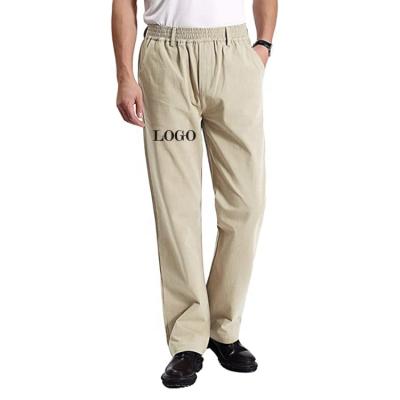 China OEM Factory Price Breathable Lightweight Elastic Twill Anti-Wrinkle Comfortable Quick Dry Men's Zipper Button Casual Pants With Pocket for sale