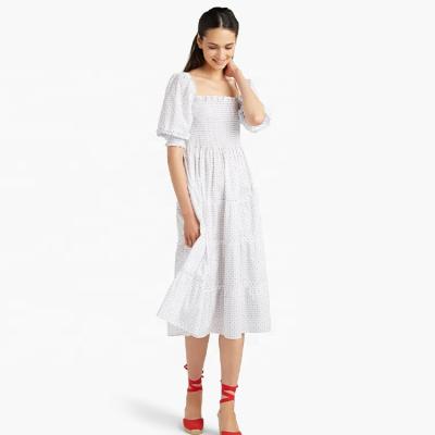 China Lady Sweet Lady Elegant Casual Summer Maxi Night Women Dresses For Wholesale Price A line of Anti-wrinkle for sale