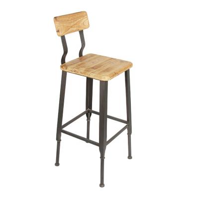 China 2020 New Design Metal Bar Chair Furniture Wholesale Cushions Wooden Bar Chair Bar Stool Furniture for sale