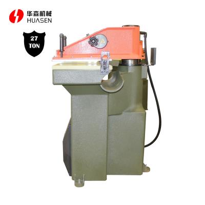 China Leather goods and fabric 27 ton hydraulic press cutting machine for sale