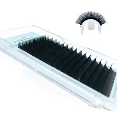 China NATUHANA 16Rows Mink Single Eyelash Extension Premium Natural Soft Individual Fake Eye False Eyelashes Extension for sale