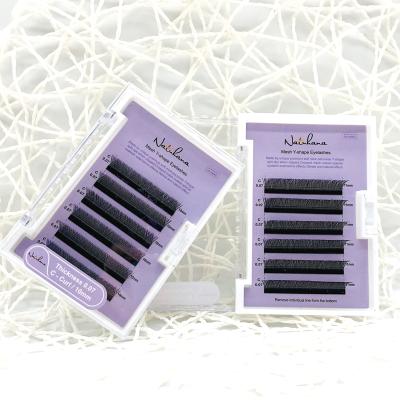 China Handmade Natural Soft False Lashes Mink Eyelashes Individual Soft Extension 100% Natural Soft Eyelash Extension by NATUHANA Y for sale