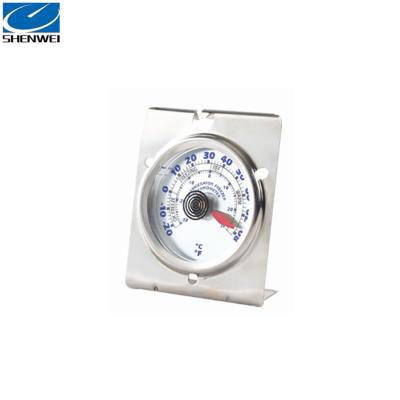 China Sitting or hanging dial fridge freezer thermometer for home use with hook and panel base china wholesale factory for sale