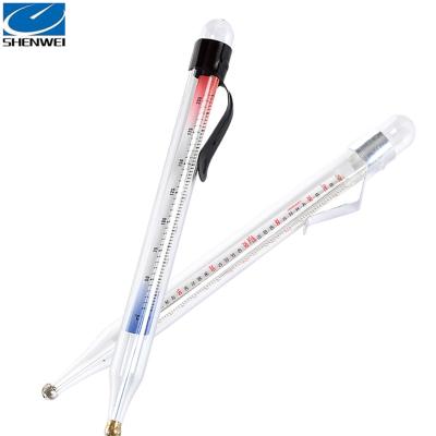 China Heat Resistant Glass Candy / Glass Deep Fryer Thermometer for sale