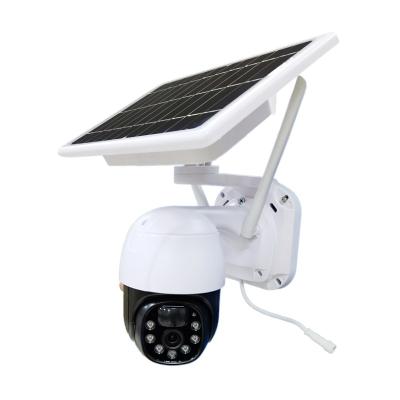 China Human Motion Tracking Human PIR Sensing Solar Panel WIFI Smart Remote Control Speed ​​Dome Outdoor Solar Camera for sale