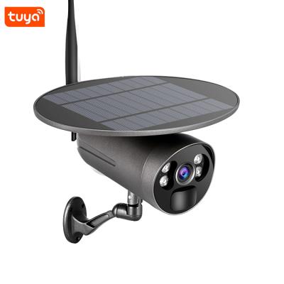 China Human Motion Tracking HD1080P WiFi Low Power Consumption Outdoor PIR Humanoid Detection Outdoor Camera HD1080P WiFi Cam IP Security Wireless Solar CCTV Surveillance for sale