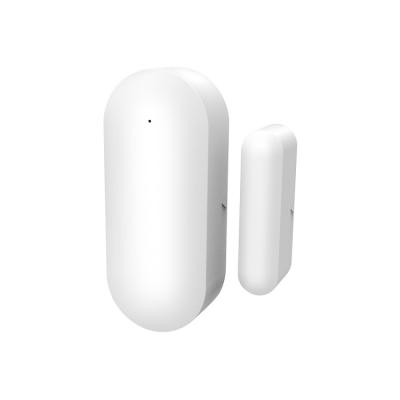 China Door Open Narrow Window Tuya WiFi Alert Anti-thief Magnetic Window Door Push Sensor for sale