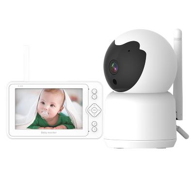 China PAN-TILT 1080P 5 Inch LCD Screen IR Night Vision Wireless Wifi Baby Detection Baby Monitor Crying Two Way Audio Security Camera for sale