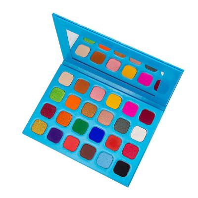 China Waterproof 24 Color Private Label Eyeshadow Palettes Pressed Glitter 24 Colors Eyeshadow Palette for sale