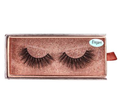 China Wholesale 3D Natural Mink False Eyelashes Makeup From Mink Eyelash Vendor Customized Boxes for sale