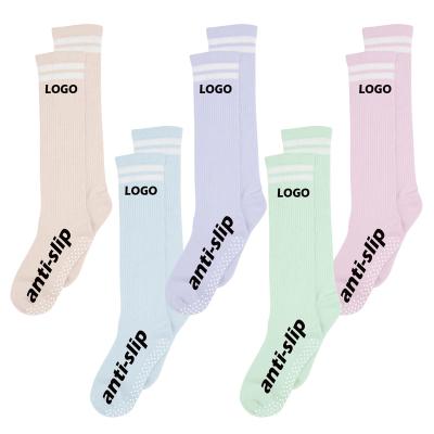 China Sporty Knee High Yoga Grip Socks for sale