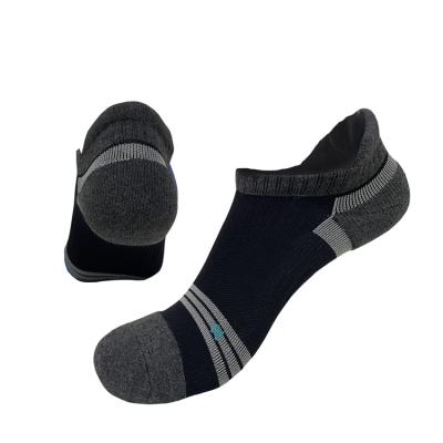 China Wholesale 482 Antibacterial Sports Socks No Exposure Low Back Heel Protection Cut Men's Athletic Socks for sale