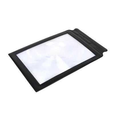 China Full Page Magnifier A4 Magnifying Sheet For Book Reading for sale