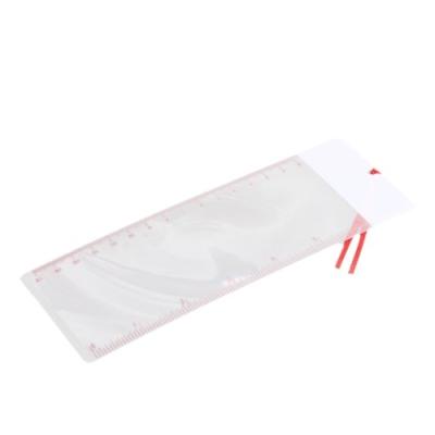 China Plastic 189X65 Mm PP Bag Pocket Marker Sheet Magnifier for sale