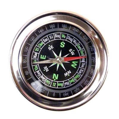 China Aluminum Alloy Mini Practical Guider Navigation Button Design Compass for sale