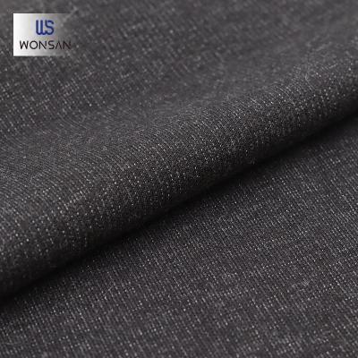 China Two Tone Cotton / Polyester Interlock Sweater Casual Cardigan Fabric Breathable Material for sale