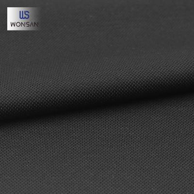 China Breathable Pique Eyelet Mercerizer Base Layer Cotton Spandex T-shirt Police Department Dye Knitting Fabric for sale