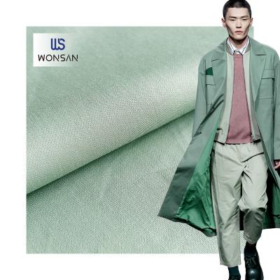 China Real cotton/polyester twill breathable warm goods piece dyed anorak jacket fabric for sale