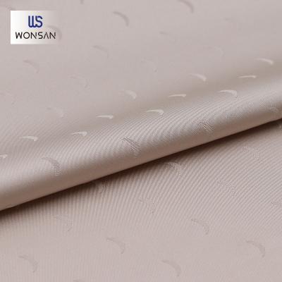 China Breathable Chiffon 100%Polyester Satin Jacquard Fabric Bright Fashion Dress Nightgown Fabric Coldtack for sale