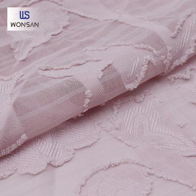 China Breathable 100%Polyester Chiffon Cut Casual Wear Outdoor Fabric Breathable Material Perspective Effect for sale