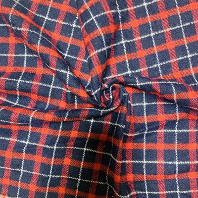 China Breathable Weifang Cvc Cotton Yarn Fabric Dyed Stock For Shirt for sale