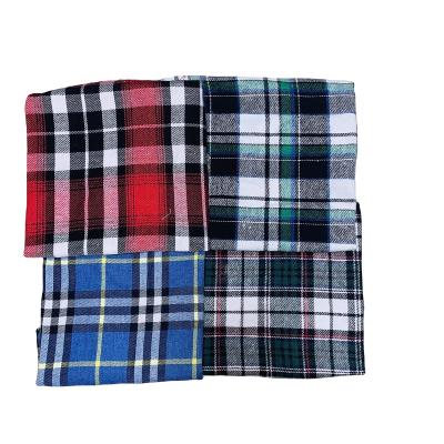 China New Design Shrink-Resistant Cotton Check Knitted Polycotton Yarn Dyed Fabric for sale