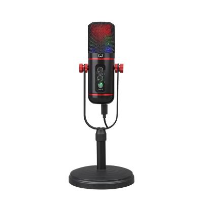 China Mobile Phone Computer Capacitive Mini Exquisite USB Desktop Microphone Home Game Live Recording With Cable Microphone for sale