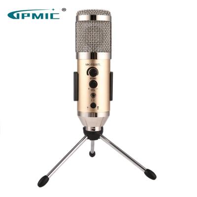 China Microphone MK-F500TL handheld microphone, mobile phone condenser microphone for iPhone and Android for sale