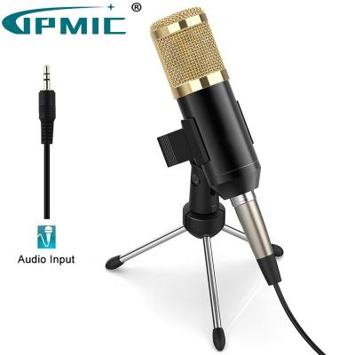 China Pro Handheld Professional Audio Studio Microphone BM-800 Condenser Microphone Recording MIC Vocal Computer Recording Audio MIC 3.5mm MIC Adapter for sale