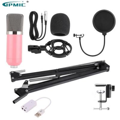 China Pro Handheld Professional Audio Studio Microphone BM-700 Condenser Microphone Recording MIC Computer Vocal for sale