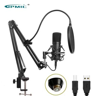 China Hot sale BM-700 studio microphone handheld microphone with stand USB cable, NB-35 stand, shock mount for sale