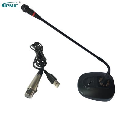 China Perfect Gooseneck Microphone USB Recording Microphone For Studio Conference Conference Flexible Listening Plastic Desktop Microphone for sale