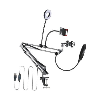 China Microphone NStand NB-35S Microphone Arm Holder Clip Table & Stand Clamp Windshield Mask Shield Clip Kit for sale