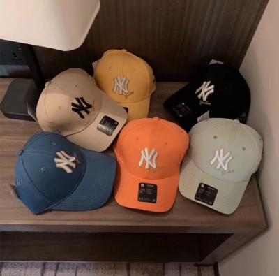 China COMMON 2022 Wholesale High Quality Logo OEM ODM Customized Summer NY Fashion Sports Hats Mens and Womens Hats Baseball Cap for sale