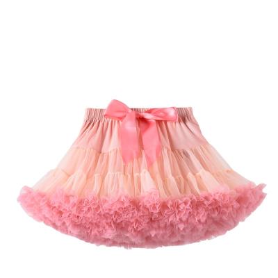 China Wholesale Tiktok Amazone breathable short skirt 102606 European and American summer net fluffy princess skirt gauze tutu girls short skirt for sale