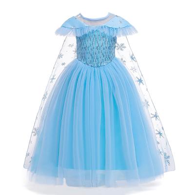 China Wholesale Tiktok Amazone cosplay costumes 101801 new girls princess dress Aisha Anna princess American girls dress washable for sale