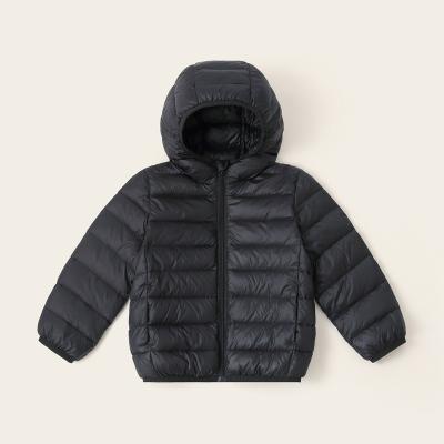 China New children's lightweight INS children's hooded down jacket boys and girls down jackets wholesale supply of children's down jackets QD3 for sale