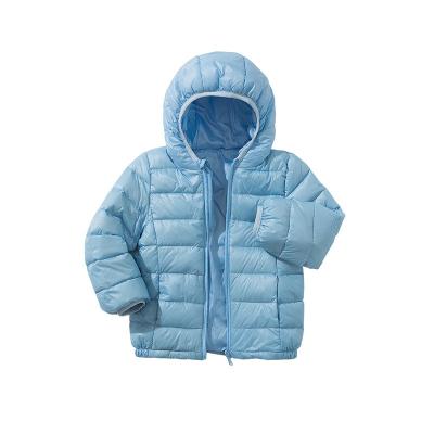 China Quilted children's clothing children's light weight down jacket boys and girls down jacket QD4 cheap children's clothing thick warm jacket children's hooded jacket for sale