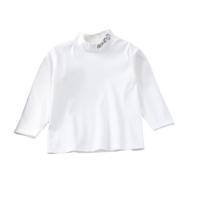 China Factory Sale Anti-Shrink White Round Neck Summer Kids White T-shirt Bulk for sale