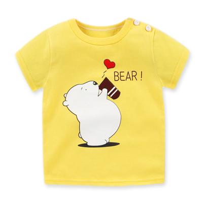 China Various Anti-Shrink Sale China Made Factory Wholesale High Quality Top Fashion Logo T-Shirt For Boys for sale