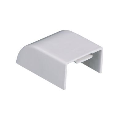 China Wiring Installation PVC Trunking Electric Trunking Stop End 24*14 Fit Magnetic Trunk Fit Large Carton Trunk for sale