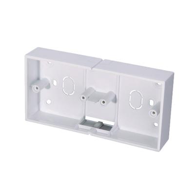 China Residential Security 2 Way Power Switch Box 3x3 Electrical Junction Box Switch Box for sale