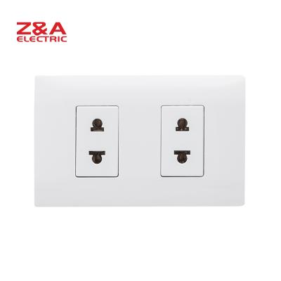 China PC + AH2202 American Standard Copper Wall Socket Italy Europe Socket Light Home for sale