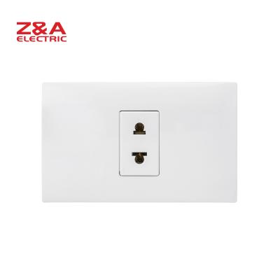 China PC + AH2102 American Standard Copper Wall Socket Italy Europe Socket Light Home for sale