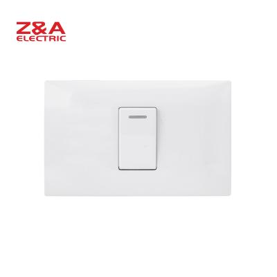 China PC + AH2101.3W Copper Wall Switch Italy Europe American Standard Socket Light Home for sale