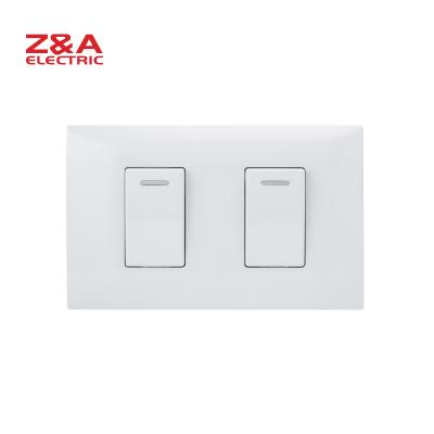 China PC + AH2201.3W Copper Wall Switch American Standard Italy Europe Socket Light Home for sale