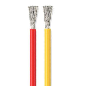 China New energy Large square extra soft silicone cable 6awg 16 square new energy battery EV cable multi-color silicone cable for sale